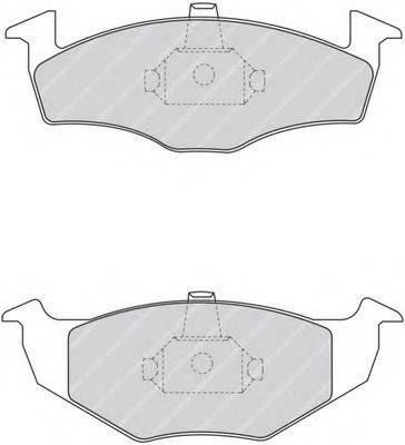 Комплект тормозных колодок, дисковый тормоз F 026 000 002 BOSCH
