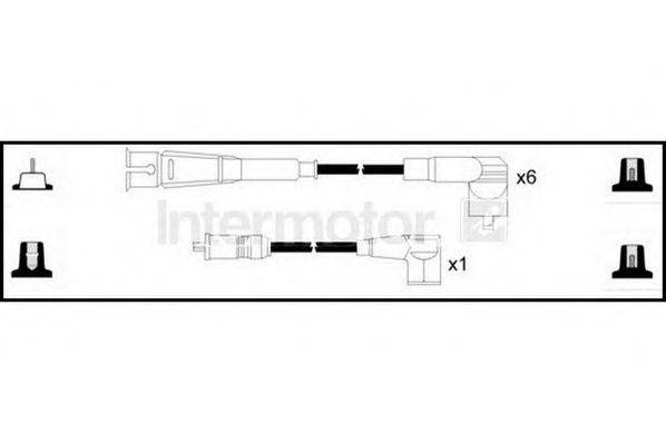 Комплект проводов зажигания 73769 STANDARD