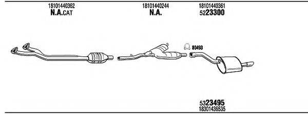 Система выпуска ОГ BWH07747D WALKER