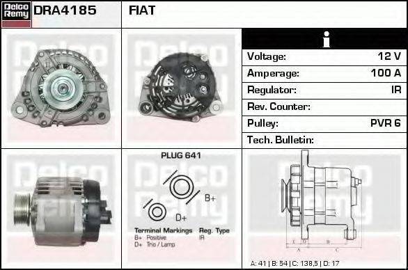 Генератор DRA4185 REMY