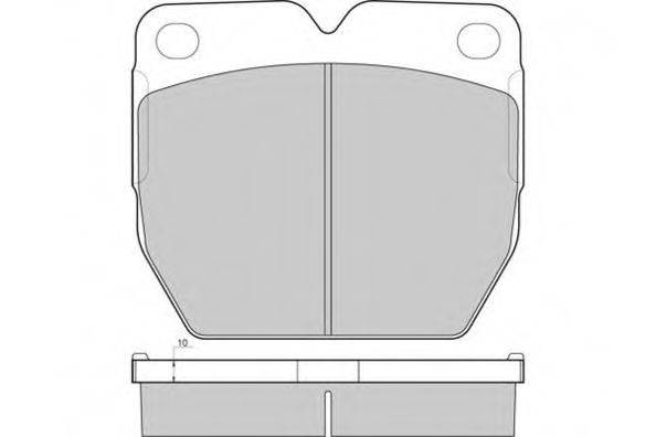 12-5311 E.T.F. Комплект тормозных колодок 12-5311 E.T.F. Комплект тормозных колодок