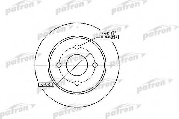 Тормозной диск PBD2623 PATRON