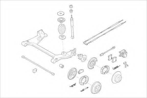 Подвеска колеса OPEL-01817-R DELPHI