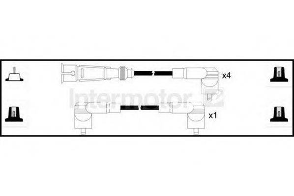 Комплект проводов зажигания 76356 STANDARD