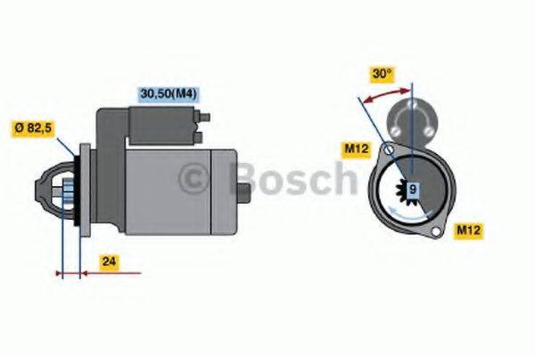 Стартер 0 001 362 600 BOSCH