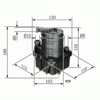 Фильтр топливный 0 450 907 016 BOSCH