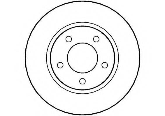 Тормозной диск NBD1153 NATIONAL