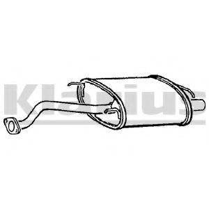 Глушитель выхлопных газов конечный 220855 KLARIUS