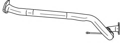 Труба выхлопного газа SG26115 AKS DASIS