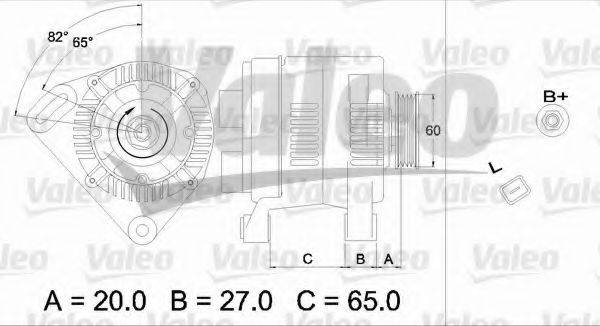 Генератор 437119 VALEO