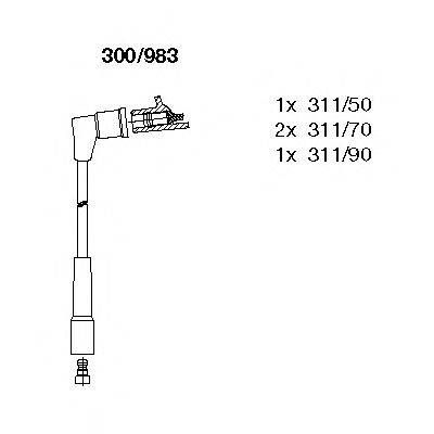 Комплект электропроводки 300/983 BREMI