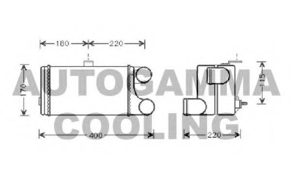 Теплообменник 103038 AUTOGAMMA