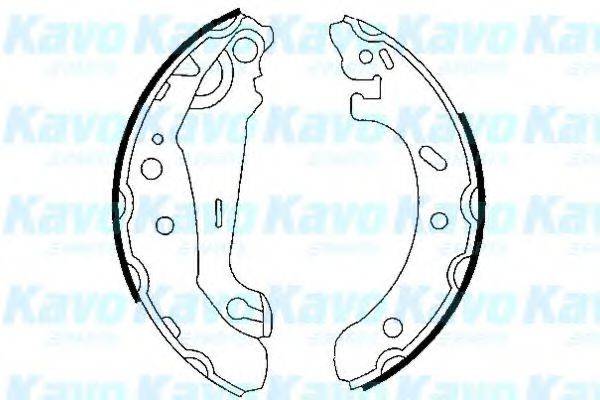 Комплект тормозных колодок BS-5416 KAVO PARTS