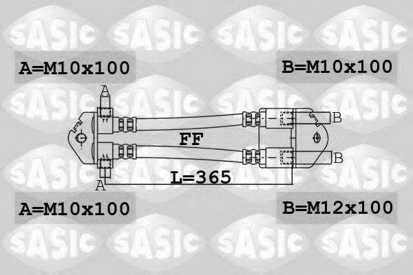 Тормозной шланг 6606194 SASIC