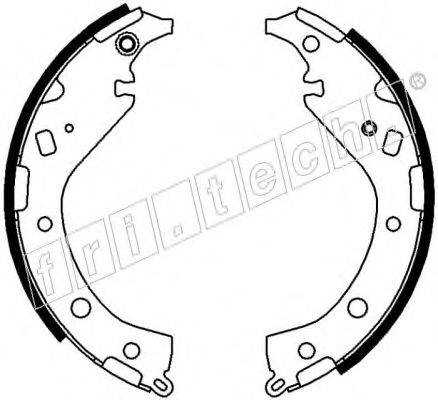 Комплект тормозных колодок 1115.309 fri.tech.