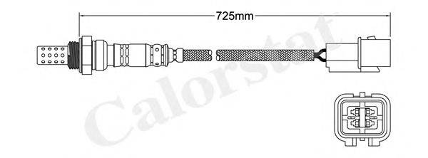 Лямбда-зонд LS140384 CALORSTAT by Vernet