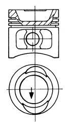 Поршень 93896600 KOLBENSCHMIDT