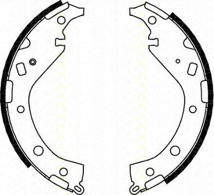 Комплект тормозных колодок 8100 13034 TRISCAN