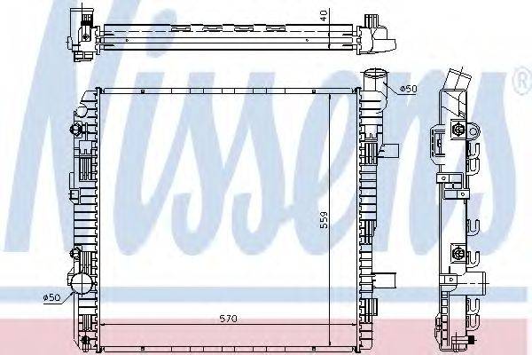 Теплообменник 62625 NISSENS