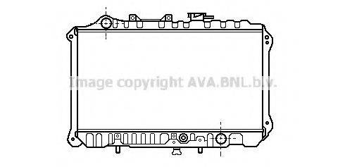 Радиатор, охлаждение двигателя MZ2019 AVA QUALITY COOLING