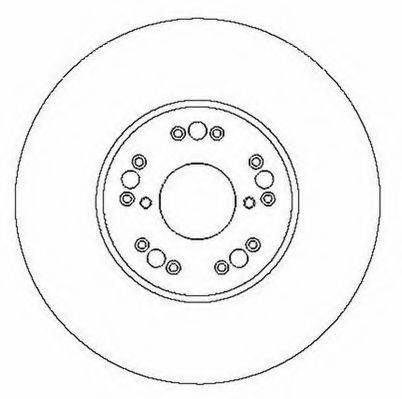 Тормозной диск 562248JC JURID