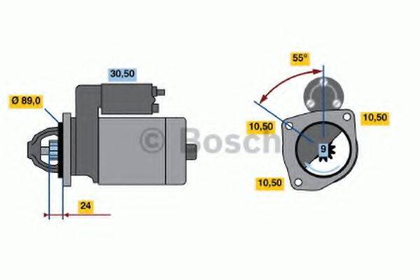 Стартер 0 986 011 790 BOSCH