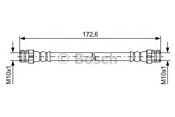 Тормозной шланг 6T48615 LPR