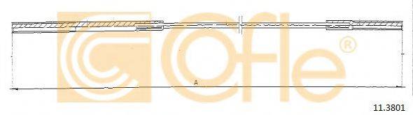Трос 11.3801 COFLE