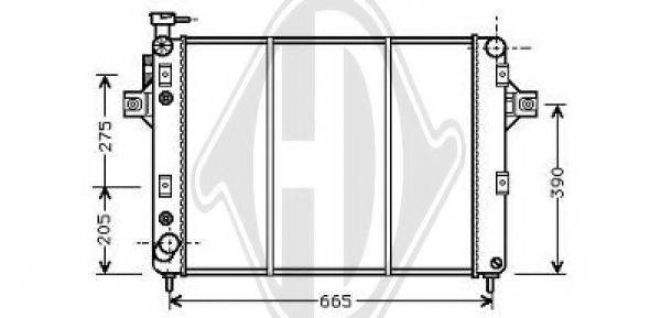 Теплообменник ADA109802 BLUE PRINT