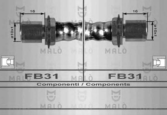 Тормозной шланг 8538 MALO