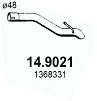 Труба выхлопного газа 14.9021 ASSO