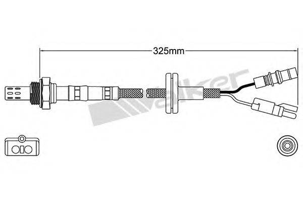 Лямбда-зонд 250-23067 WALKER PRODUCTS