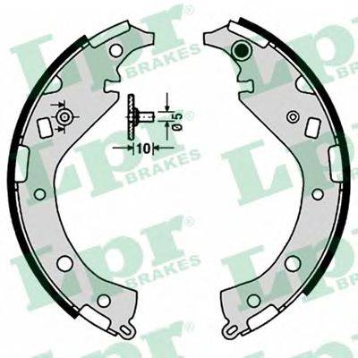 Комплект тормозных колодок 09170 LPR