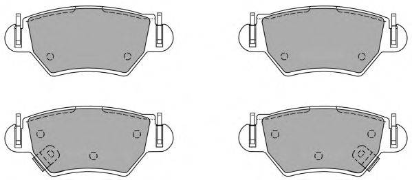 Комплект тормозных колодок, дисковый тормоз FBP-1082 FREMAX