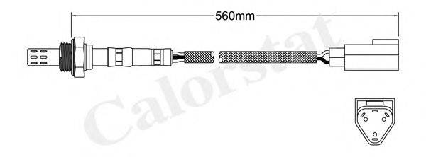 Лямбда-зонд LS130148 CALORSTAT by Vernet