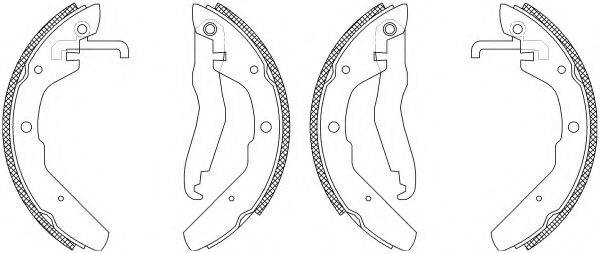 Комплект тормозных колодок 8DB 355 003-501 HELLA PAGID