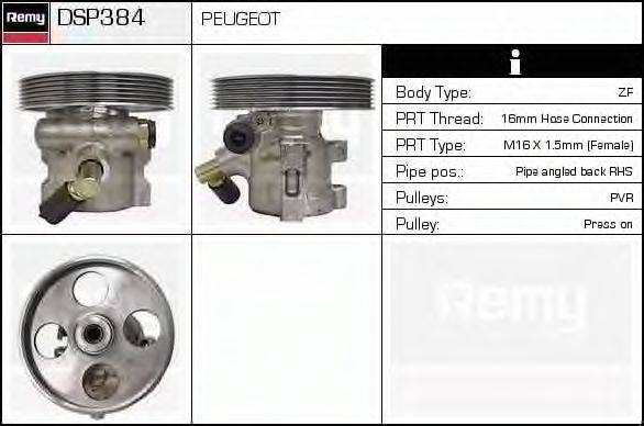 Гидравлический насос, рулевое управление DSP384 REMY