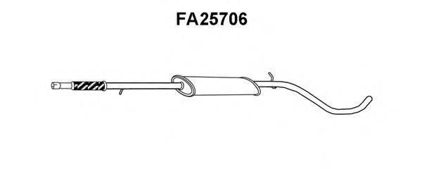 Предглушитель выхлопных газов FA25706 VENEPORTE