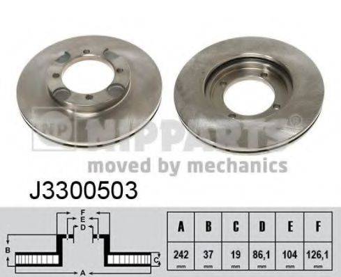 Тормозной диск J3300503 NIPPARTS