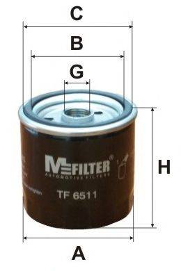 Фильтр масляный TF 6511 MFILTER