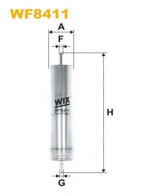 Фильтр топливный WF8411 WIX FILTERS