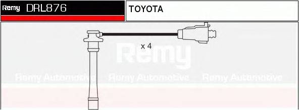 DRL876 REMY Комплект проводов зажигания DRL876 REMY