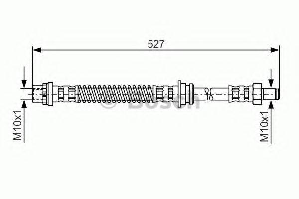 Тормозной шланг 1 987 476 924 BOSCH