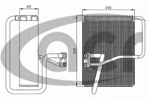 Испаритель, кондиционер 310133 ACR
