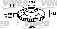 Тормозной диск DF975 TRUSTING