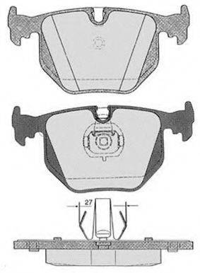 Комплект тормозных колодок, дисковый тормоз RA.0554.1 RAICAM