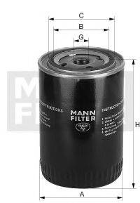 Фильтр масляный W 11 102/15 MANN-FILTER