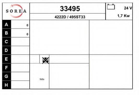 Стартер 33495 EAI