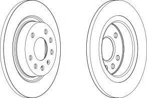 Тормозной диск WGR1288-1 WAGNER