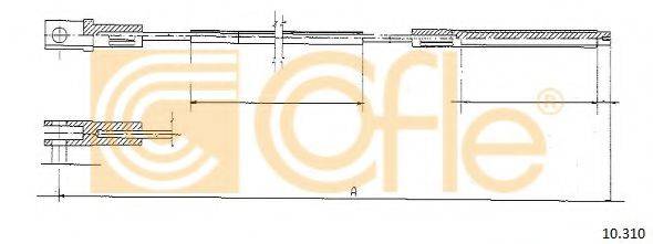 Трос, управление сцеплением 10.310 COFLE